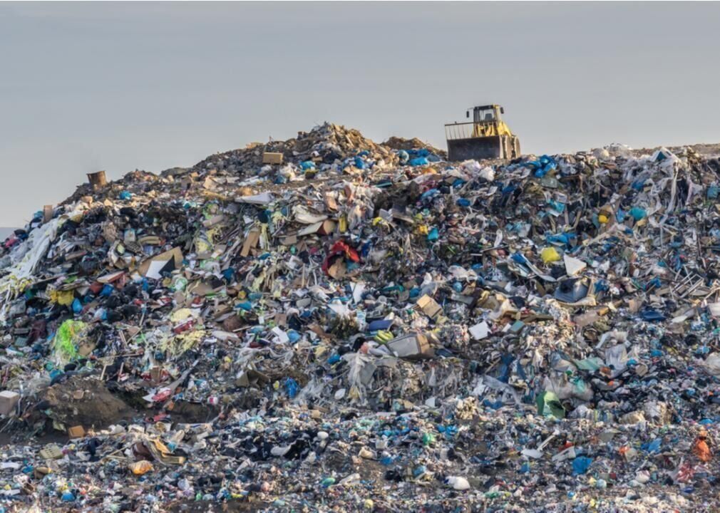 Fills up landfills